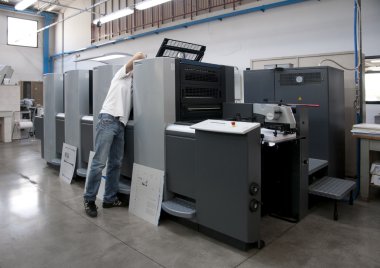 Press printing - Offset machine