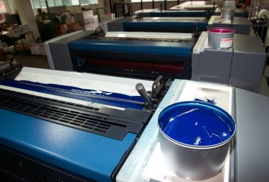 Press printing - Offset machine