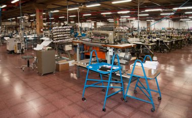 Italian clothing factory clipart
