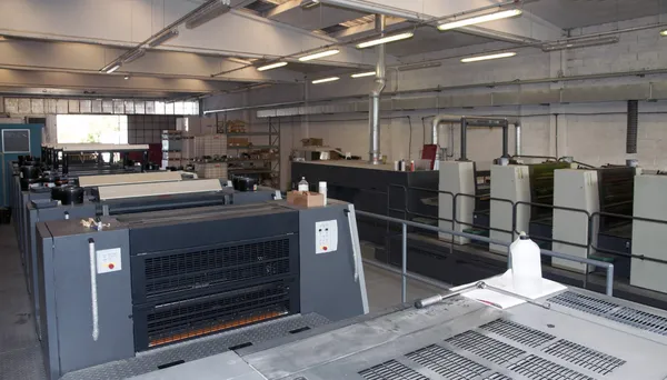 Press printing - Offset machine — Stok fotoğraf