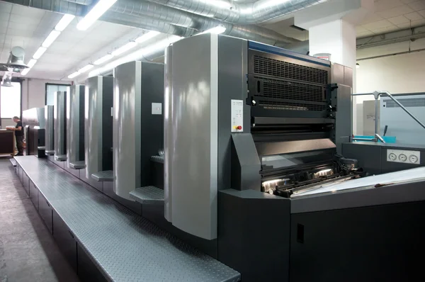 Pressedruck - Offsetmaschine — Stockfoto