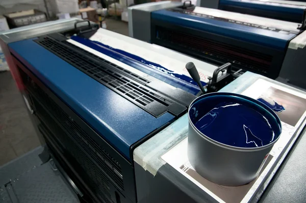 印刷 - を押すオフセット機 — ストック写真