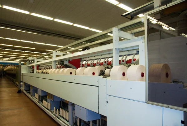 Industrie textile (denim) - Tissage et gaufrage — Photo