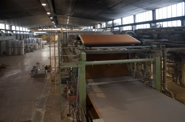 紙・ パルプ工場 - 工場、工場 — ストック写真