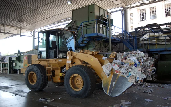 Papier- en pulpindustrie molen - papier- en pulpindustrie molen - recycle papier — Stockfoto