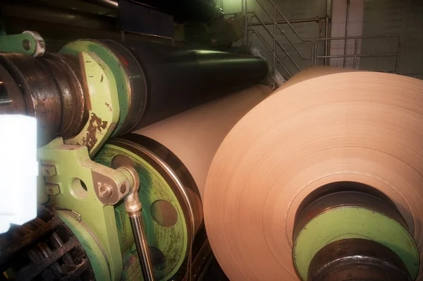 Papier- en pulpindustrie molen - fabriek, de plant — Stockfoto