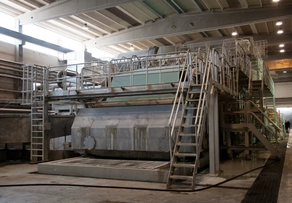 Kağıt ve selüloz fabrikası - fabrika, tesis — Stok fotoğraf