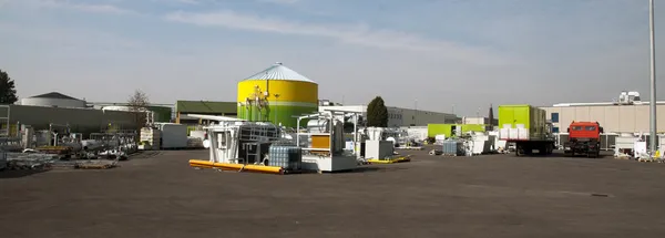 Erneuerbare Energien Biogas energetische Verwertung — Stockfoto