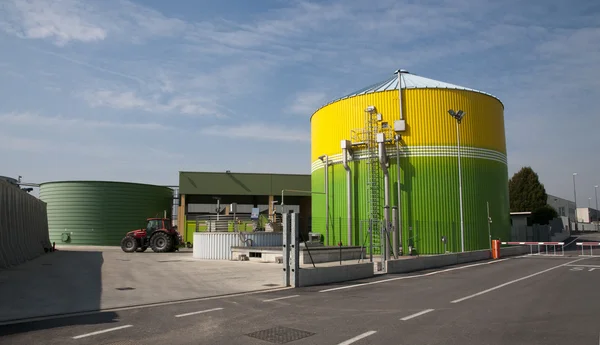 Erneuerbare Energien Biogas energetische Verwertung — Stockfoto