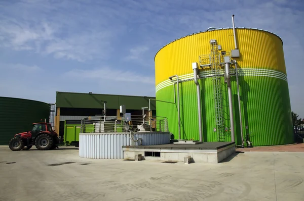 Valorizzazione energetica del biogas delle energie rinnovabili — Foto Stock