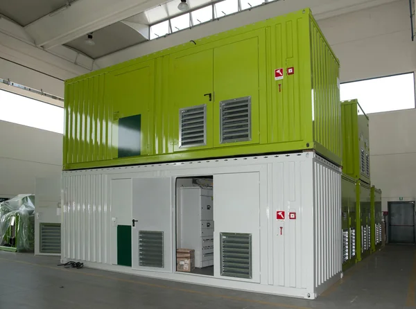 Fábrica: valorización energética del biogás —  Fotos de Stock