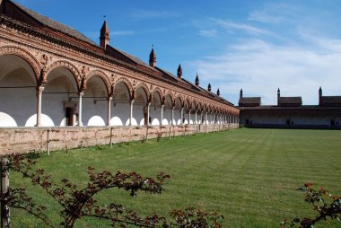 The Certosa di Pavia or Charterhouse of Pavia clipart