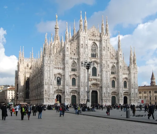 Catedral de Milão (Cúpula, Duomo ) — Fotografia de Stock