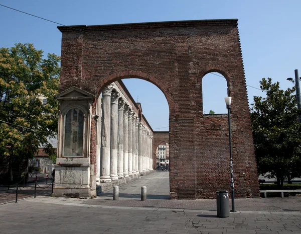 Colonne di San Lorenzo - Milano — Foto Stock