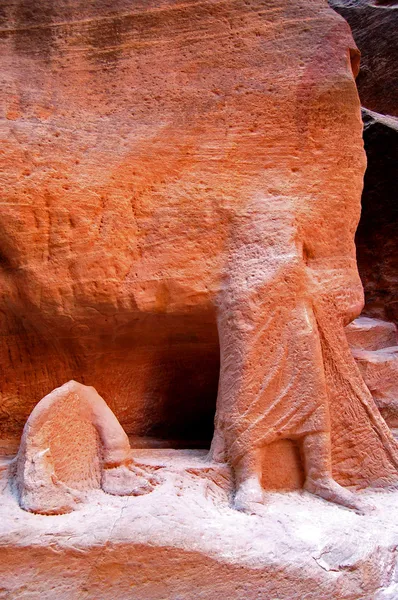Petra, Lost rock city of Jordan — Stock Photo, Image