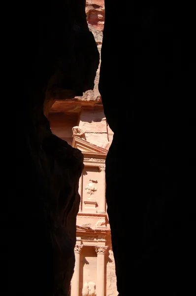 Petra, o Tesouro — Fotografia de Stock