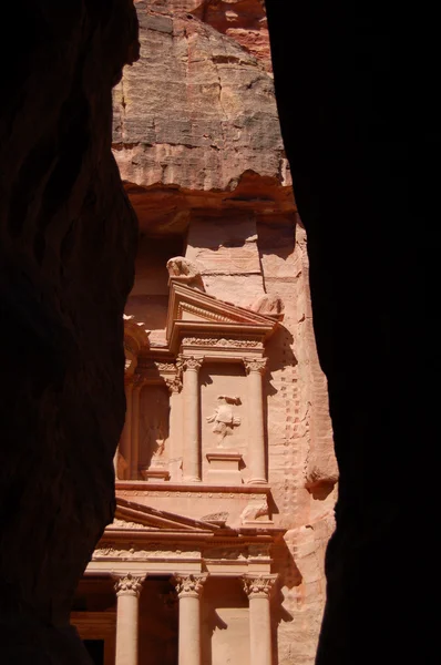 Petra, cidade de rock perdido da Jordânia — Fotografia de Stock