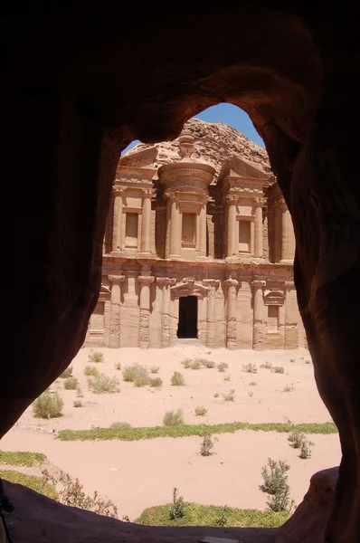 Petra, The Monastery — Stock Photo, Image
