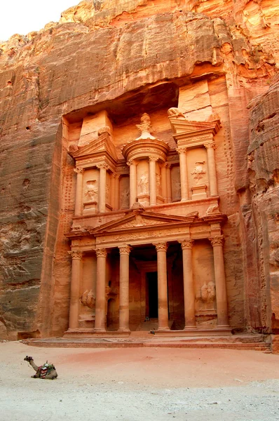 Petra, o Tesouro — Fotografia de Stock