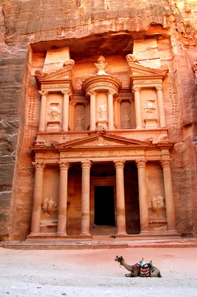 Petra, il tesoro — Foto Stock