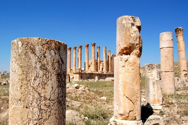 Starověké Džeraš - Jordánsko — Stock fotografie
