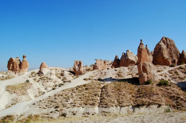 Fairy chimneys in Cappadocia — Stock Photo, Image
