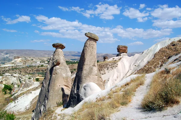 Fairy chimneys in Cappadocia — Stock Photo, Image
