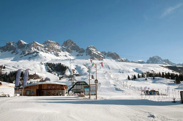 Sneeuw berglandschap - Dolomieten — Stockfoto