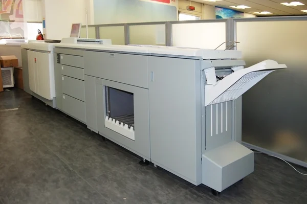 Cyfrowa prasa maszyny drukarskiej — Zdjęcie stockowe