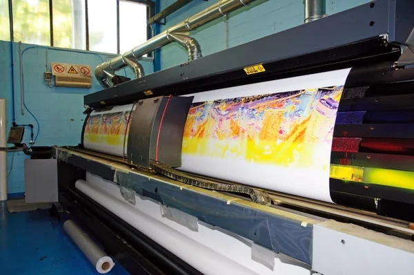 Impresión digital - impresora de gran formato — Foto de Stock