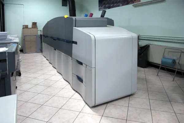 Цифровая печатная машина — стоковое фото