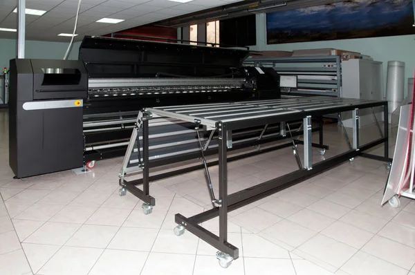 Impressão digital - impressora de grande formato — Fotografia de Stock
