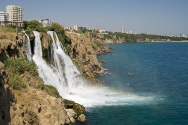 Düden lower waterfalls at Antalya, Turkey clipart