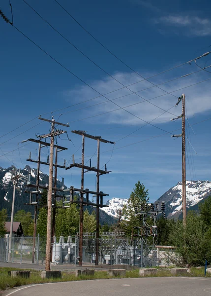 High Mountain Substation — Stock Photo, Image