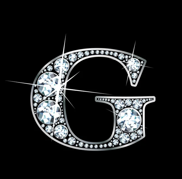 Diamante "G " — Vetor de Stock