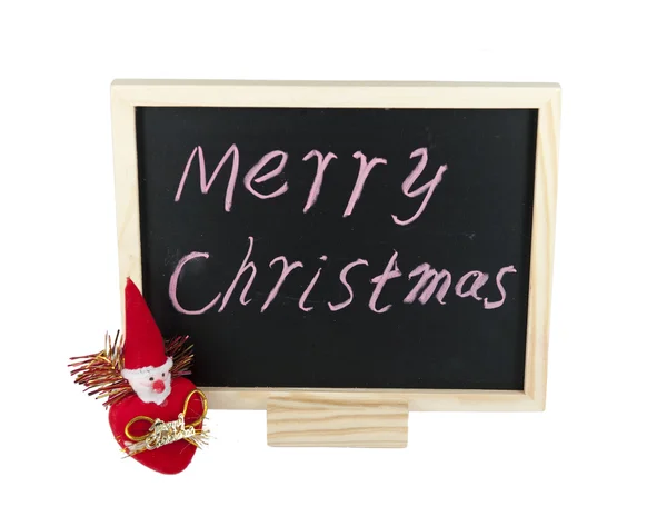 Bir kara tahta üzerinde Noel — Stok fotoğraf