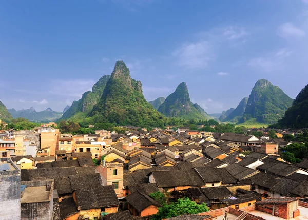stock image Historic interest in china guangxi huangyao