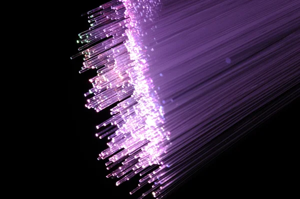 Fondo de fibra óptica con muchos puntos de luz —  Fotos de Stock