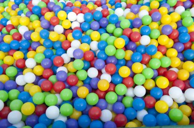 Multi-colored balls clipart