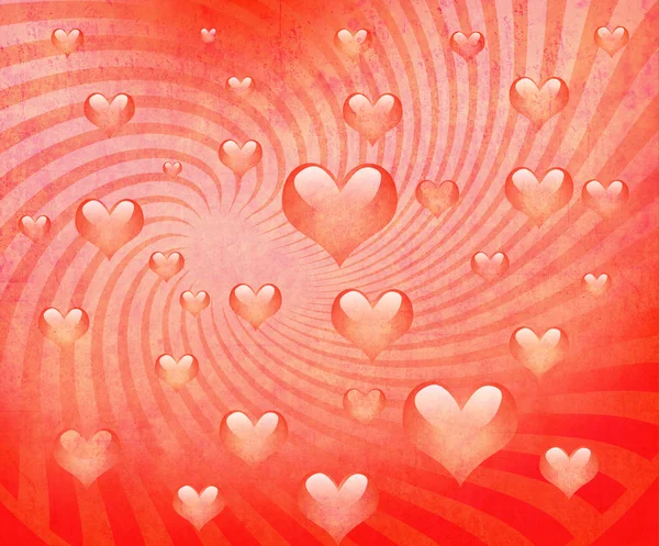 Corazón pintado sobre papel grunge —  Fotos de Stock
