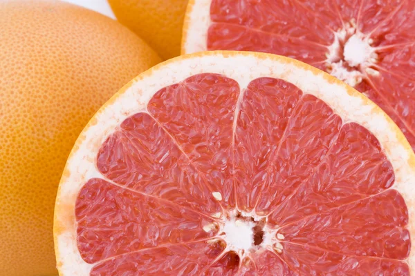 Röd grapefrukt bakgrund — Stockfoto