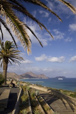 Porto Santo viewpoint clipart