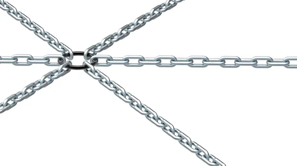 Metal chain concept — Stock Photo, Image