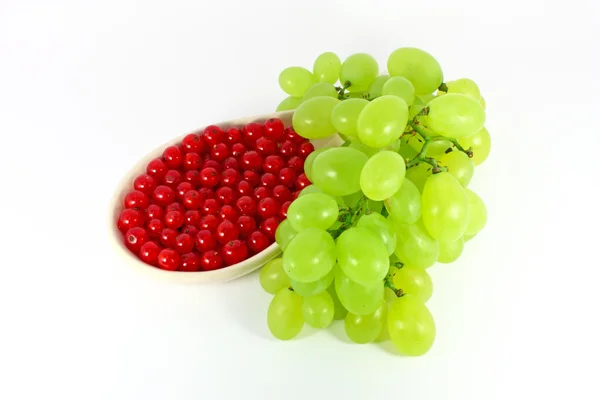 葡萄と赤いスグリ — ストック写真
