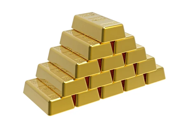 Bullion de ouro — Fotografia de Stock