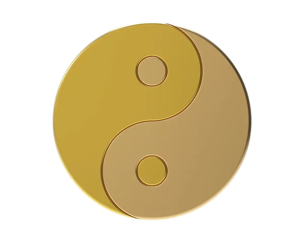 Símbolo Yin-Yang — Fotografia de Stock