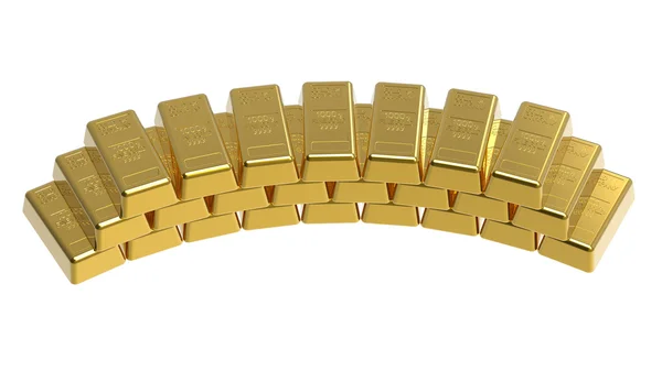 Gold bullions — Stock fotografie