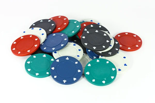 Poker Chips — Stockfoto