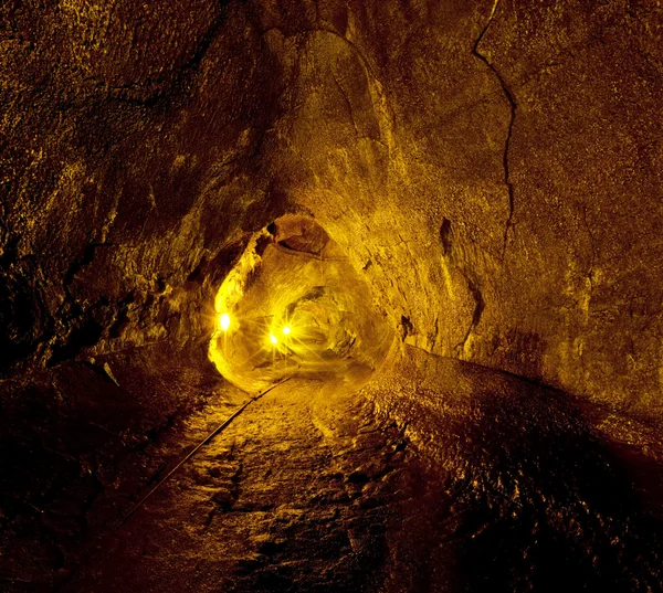 Tubo de lava — Fotografia de Stock