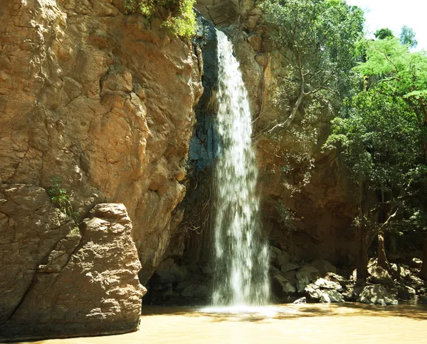 Водопад Кении — стоковое фото